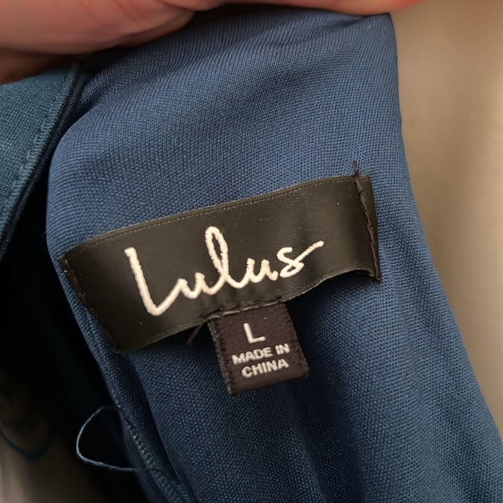 Lulus One Shoulder Ruffle Maxi Dress - Picture 6 of 6